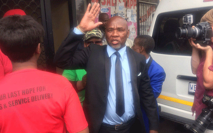 Apartheid prisoner Kenny Motsamai has been released on full parole after 27 years at the Boksburg Prison. Picture: Victor Magwedze/EWN 