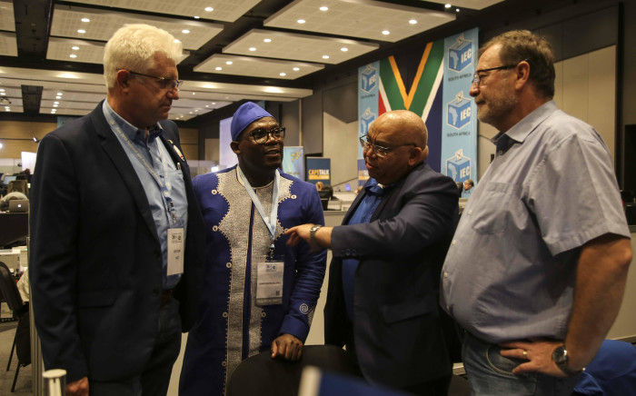 DA Western Cape Premier Candidate Alan Winde, MEC for Housing Bonginkosi Madikizela, MEC for Social Development Albert Fritz and MEC for Local Government Anton Bredell. Picture: Cindy Archillies/EWN