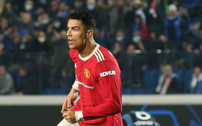 FILE: Manchester United's Cristiano Ronaldo celebrates his goal in the Uefa Champions League match against Atalanta on 2 November 2021. Picture: @ChampionsLeague/Twitter