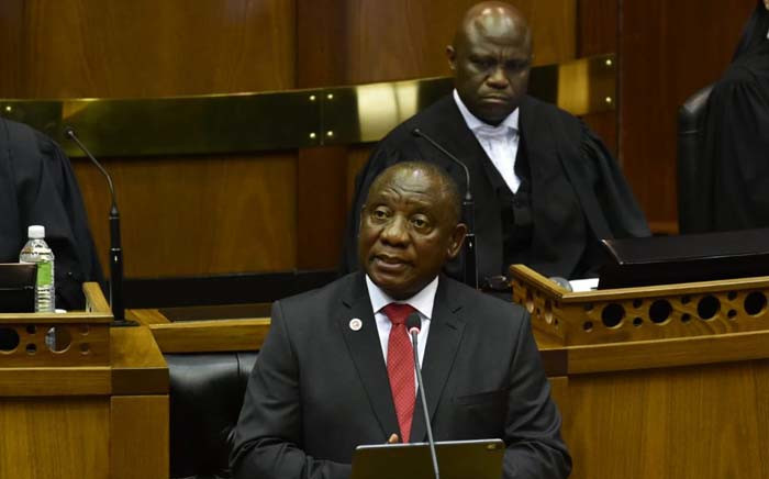  FILE: President Cyril Ramaphosa delivering his State of the Nation Address in the National Assembly on 20 June 2019. Picture: Twitter/@PresidencyZA