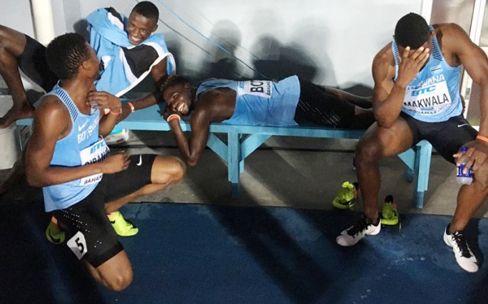 FILE: Botswana team are seen ahead of the men’s 4x400 meters relay final at the World Athletics Championships. Picture: Twitter/@BWGovernment.