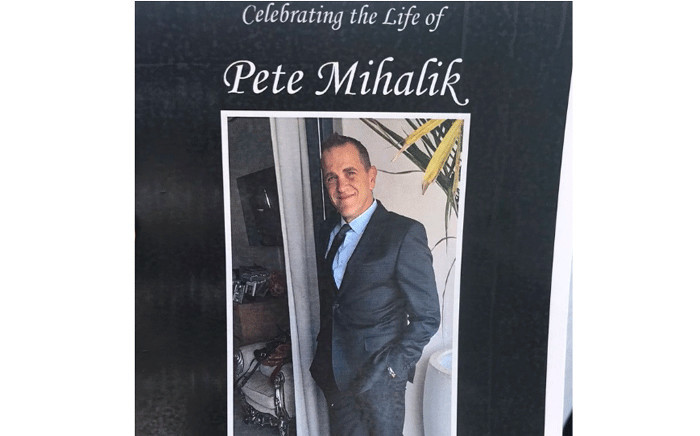 FILE: Slain defence advocate Pete Mihalik was laid to rest in Cape Town on 10 November 2018. He was assassinated in front of his children's school in Green Point. Picture: Monique Mortlock/EWN