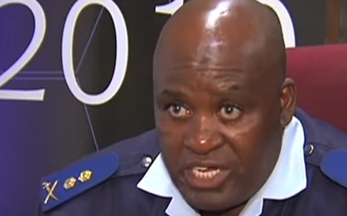 YouTube screengrab of head of the Hawks Major General Berning Ntlemeza.