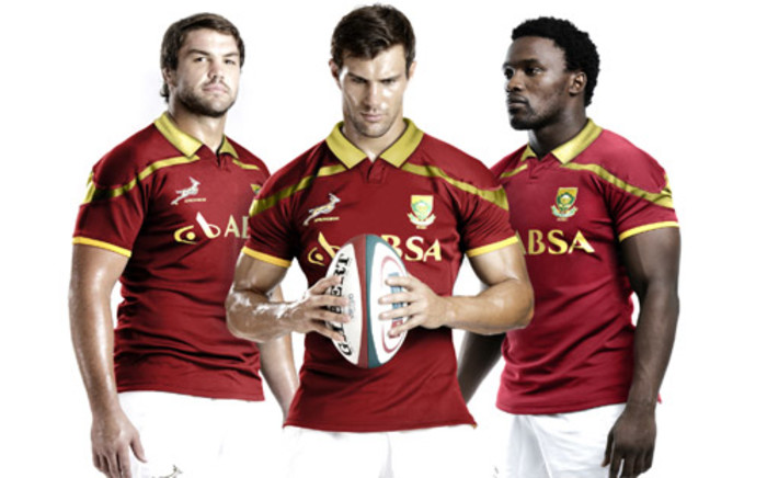 The new red and gold Springbok jersey has been revealed as an April Fools' prank.