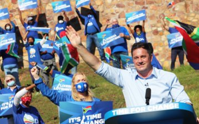 DA leader John Steenhuisen addressed members and supporters at the party's virtual rally that took place on Saturday, 22 May 2021. Picture: Twitter/@Our_DA