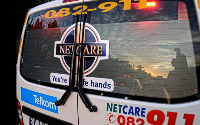 Netcare 911 ambulance. Picture: Twitter/@ArriveAlive.