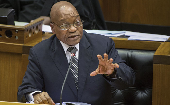 FILE: President Jacob Zuma in Parliament in Cape Town. Picture: AFP