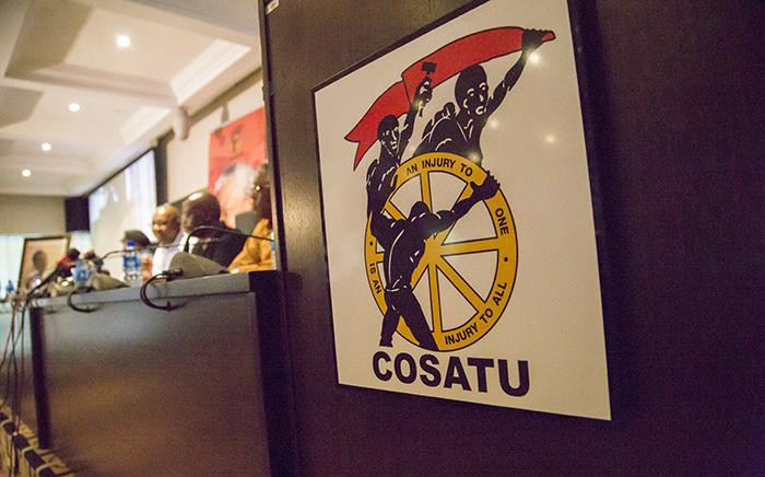 FILE: Cosatu's top brass addresses the media at Cosatu House in Braamfontein. Picture: EWN.