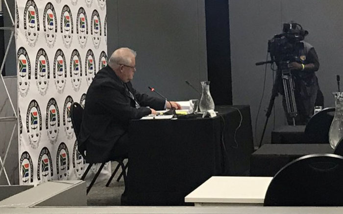Former Bosasa executive Angelo Agrizzi gives testimony at the commission of inquiry into state capture on 21 January 2019. Picture: EWN