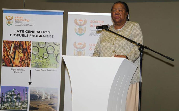 Minister of Science and Technology Naledi Pandor at the launch of the bio-atlas launch. Picture: facebook.com