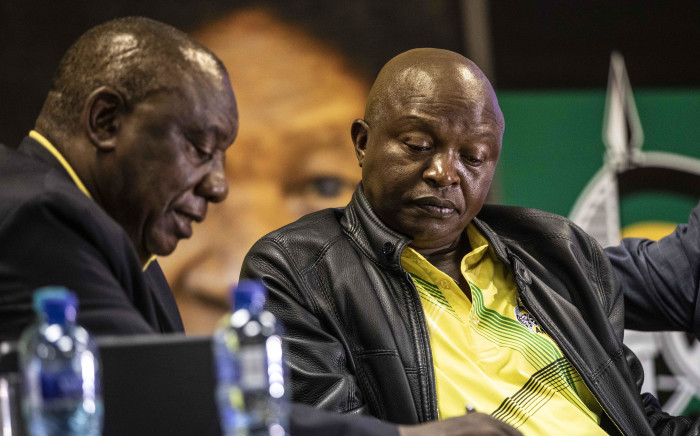 FILE: President Cyril Ramaphosa and Deputy President David Mabuza at an ANC NEC meeting in Irene on 1 April 2019. Picture: Abigail Javier/EWN