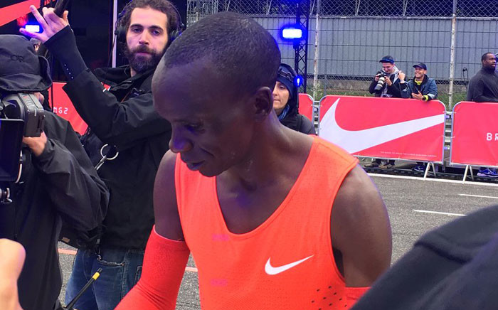 FILE: Olympic champion Eliud Kipchoge. Picture: Twitter.