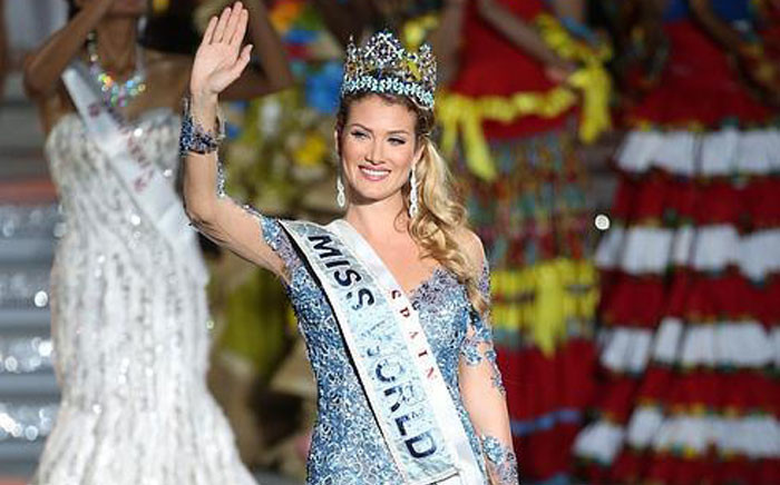 Miss Spain, Mireia Lalaguna Royo, was crowned Miss World 2015 in China on 19 December 2015. Picture: @MissWorldTime