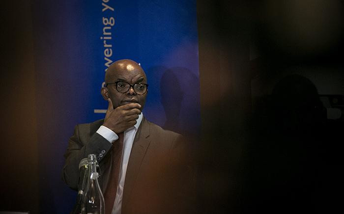 FILE: Eskom group chief executive Phakamani Hadebe briefs the media on 19 March 2019. Picture: Sethembiso Zulu/EWN