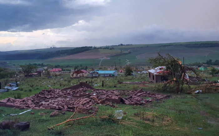The aftermath of a severe storm in Mpolweni in KwaZulu-Natal on 13 November 2019. Picture: Supplied