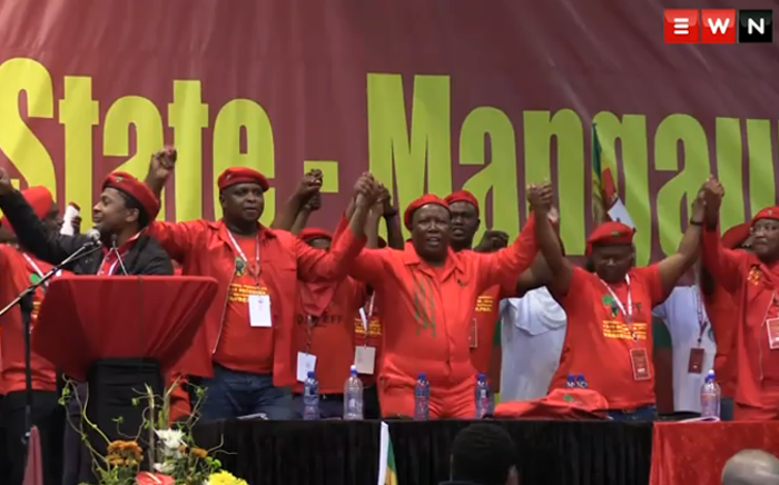 The EFF elected its top six at the party's national people's assembly on 14 December. Picture: Vumani Mkhize/EWN