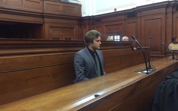 Murder-accused Henri van Breda at the Western Cape High Court. Picture: Monique Mortlock/EWN