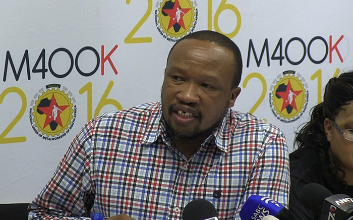 FILE: The National Union of Metalworkers of South Africa (Numsa)'s general secretary Irvin Jim