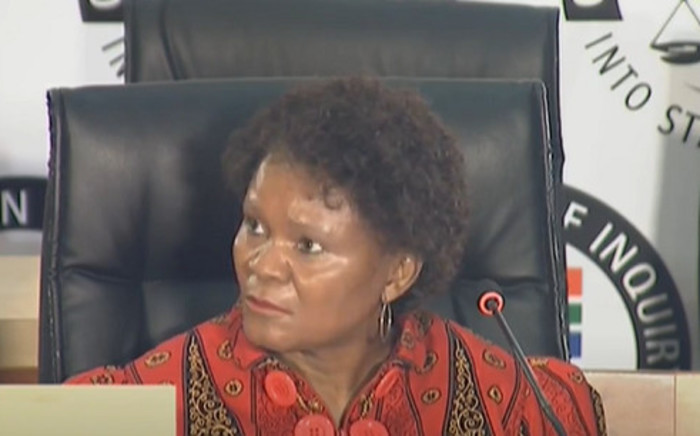 
A screengrab of former SAA board member Yakhe Kwinana appearing at the state capture inquiry in Johannesburg on 2 November 2020. Picture: SABC/YouTube




