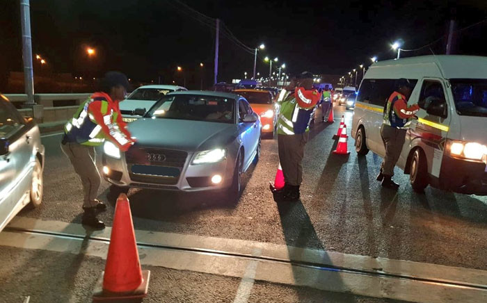 JMPD officers take part in Operation Okae Molao in December 2019. Picture: @AsktheChiefJMPD/Twitter