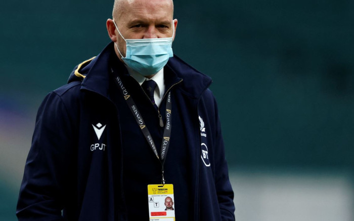 Scotland head coach Gregor Townsend arrives for the Six Nations rugby union match between England and Scotland at Twickenham Stadium in southwest London on 6 February, 2021. Picture: Adrian Dennis/AFP