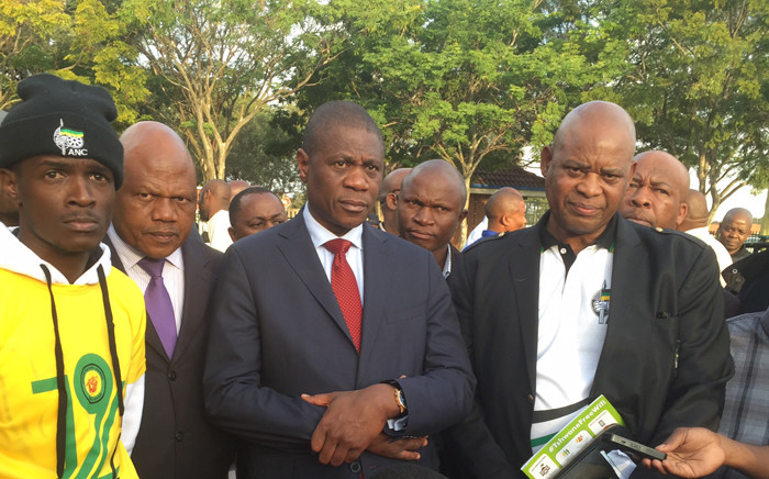 Gauteng Human Settlements MEC, Paul Mashatile says there will be no more evictions and demolitions in Hammanskraal, following a meeting with community leaders. Picture: Vumani Mkhize/EWN.