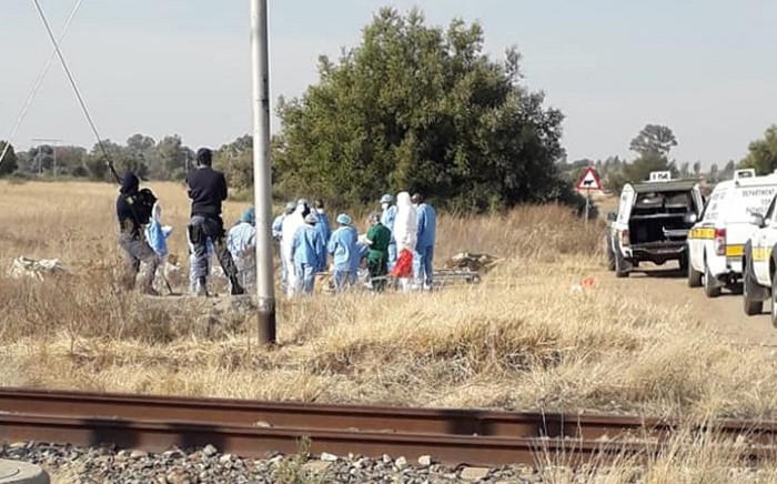 Police in Orkney, near Klerksdorp, made a shocking discovery after the bodies of 20 unidentified men suspected to be illegal miners were found over two days. Picture: SAPS.