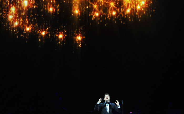 Michael Buble in concert at the Cocal-Cola dome. Picture: Supplied