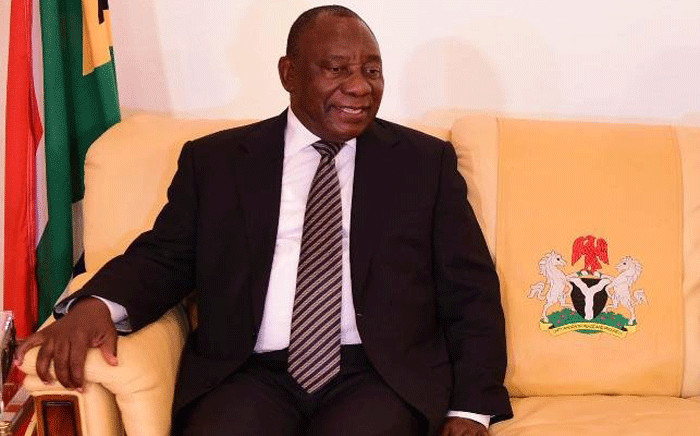 President Cyril Ramaphosa in Nigerian. Picture: GCIS.