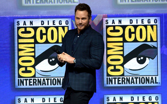 FILE: Chris Pratt walks onstage at 'The Lego Movie 2: The Second Part' theatrical panel during Comic-Con International 2018 at San Diego Convention Center on 21 July 2018 in San Diego, California. Picture: AFP