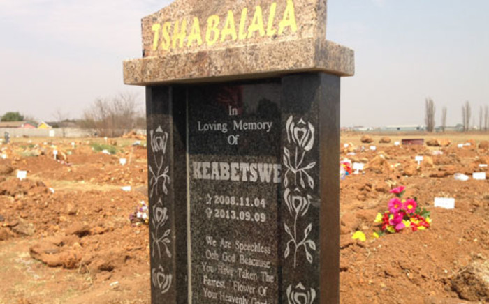 Baby Keabetswe funeral at Thomas Titus Nkobi cemetery in Germiston. Picture: Sebabatso Mosamo/EWN