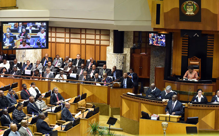 Finance Minister Nhlanhla Nene delivered his 2015 Budget Speech in Cape Town on 25 February 2015. Picture: GCIS.