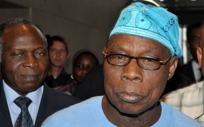 File photo: Olusegun Obasanjo in Dakar. Picture: AFP.