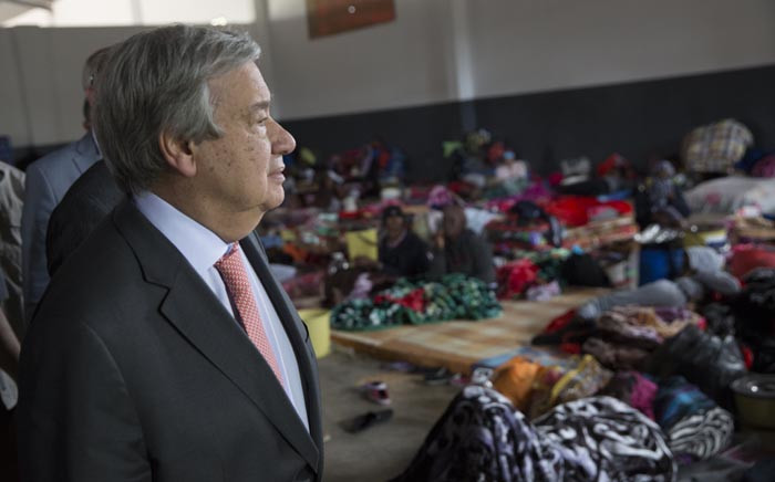 FILE: Secretary-General António Guterres visits Ain Zara Detention Centre in Tripoli, Libya, where migrants and refugees face indefinite detention. Picture: United Nations Photo.