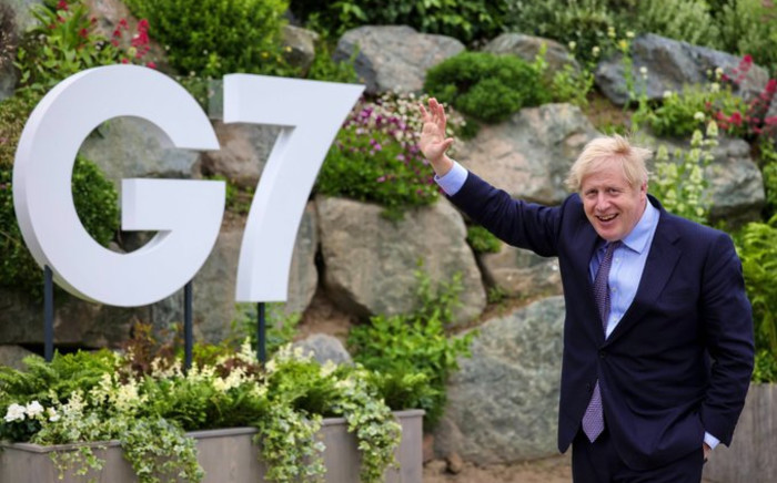FILE: UK Prime Minister Boris Johnson will not shake hands at the G7 Summit-- something he insisted on doing in the early stages of the pandemic. Picture: Twitter/@BorisJohnson