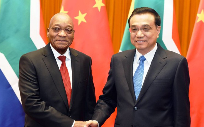 FILE: China's Prime Minister Li Keqiang (right), meeting President Jacob Zuma in this picture, will be one of the key speakers at the WEF meeting in Davos this month. Picture: GCIS.