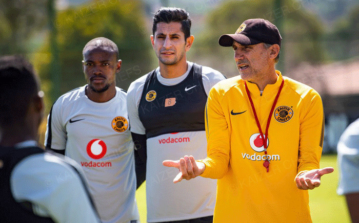 Kaizer Chiefs coach Giovanni Solinas during a training session at the club’s headquarters in Naturena. Picture: @KaizerChiefs/Twitter.