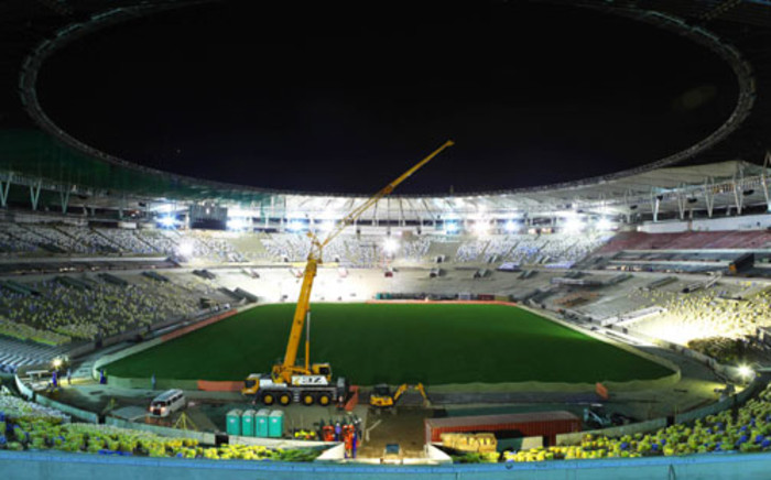 Rio de Janeiro’s Maracana football stadium undergoing renovations for the 2014 World Cup. Picture: AFP