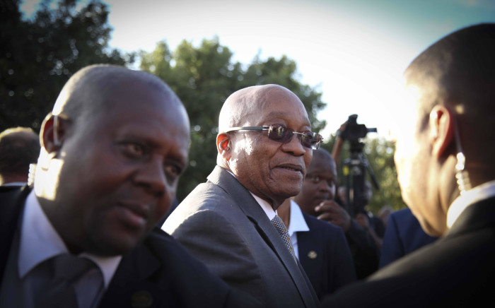 President Jacob Zuma attends an anti-crime Imbizo in Elsies River. Picture: Cindy Archillies/EWN