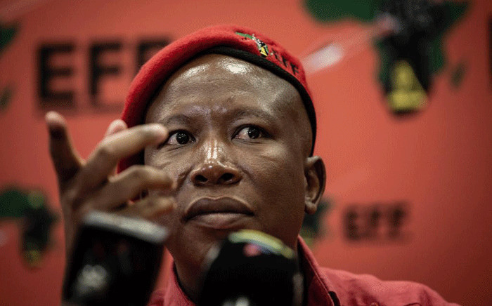 FILE: Economic Freedom Fighters leader Julius Malema during a media briefing at Narec, Johannesburg on 21 November 2019. Picture: Sethembiso Zulu/EWN