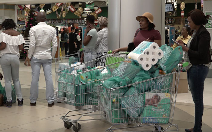 Consumers flooded to various stores for the Black Friday specials. Picture: Louise McAuliffe/EWN