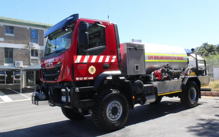 Cape Winelands District Municipality Fire Services has received this truck, that will assist firefighters during the fire season. Picture: Facebook.com
