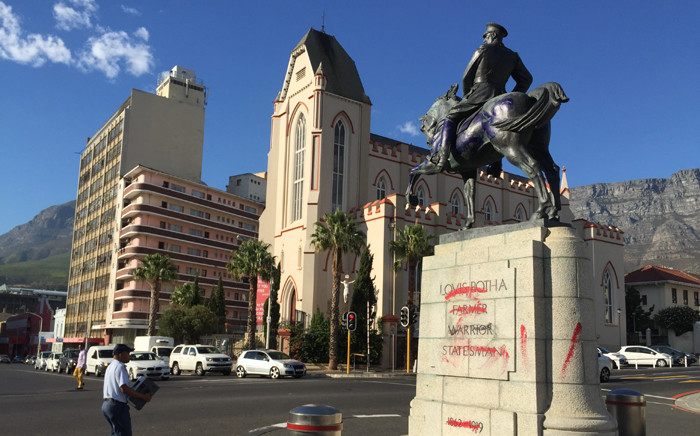 The Louis Botha statue in Cape Town. Picture: Thomas Holder/EWN