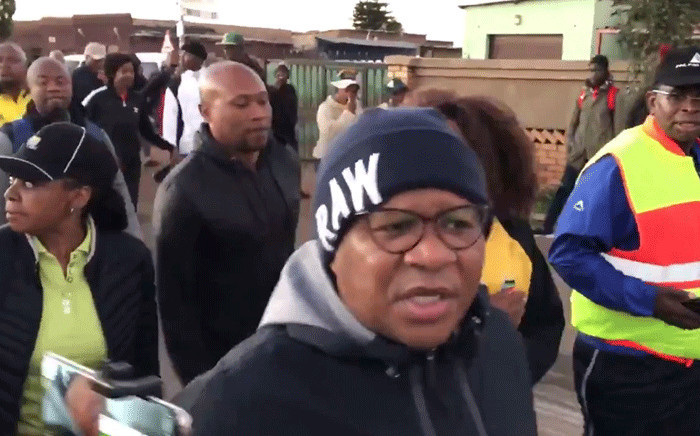 FILE: ANC elections head Fikile Mbalula pictured on 18 May 2018 during an ANC campaign in Gauteng. Picture: @MbalulaFikile/Twitter