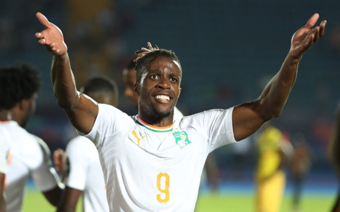 The Ivory Coast's Wilfried Zaha celebrates his goal against Mali in their last 16 Africa Cup of Nations match on 8 July 2019. Picture: @CAF_Online/Twitter