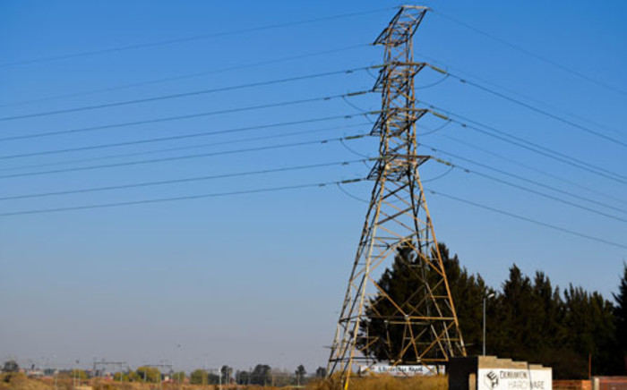 FILE: Electricity pylon. Picture: Michelle Lubbe/EWN.