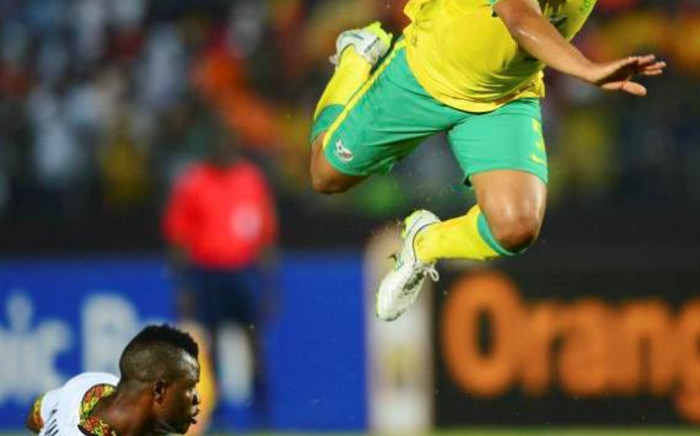 Bafana Bafana during their Afcon clash with Ghana on 27 January 2015. Picture: Twitter @CAF _Online.