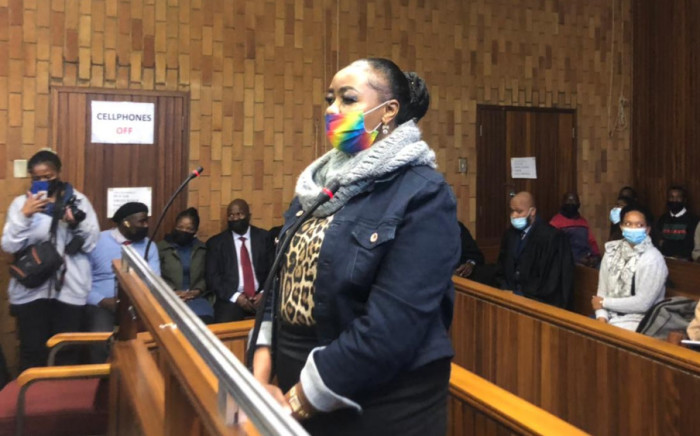 Rosemary Ndlovu made a brief appearance in the Kempton Park Magistrates Court on 25 May 2022. Picture: Kgomotso Modise/Eyewitness News.