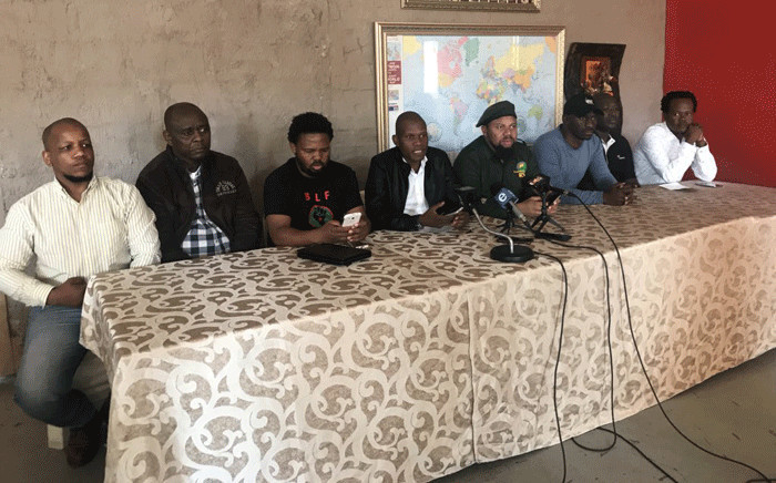 The Radical Economic Transformation Champions held a briefing in Durban on Friday, 29 June 2018, following a call by Zulu King Goodwill Zwelithini to protect Ingonyama Trust. Picture: Ziyanda Ngcobo/EWN.