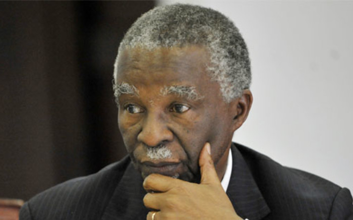 Former South African President Thabo Mbeki. Picture: AFP